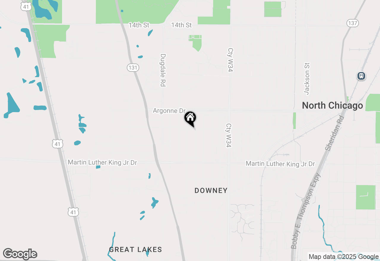 Map of 2413 20th Street, North Chicago, IL 60064