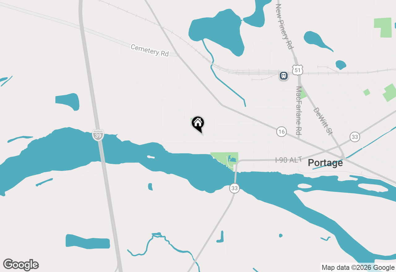 Map of 1120 Prospect Avenue #4, Portage, WI 53901