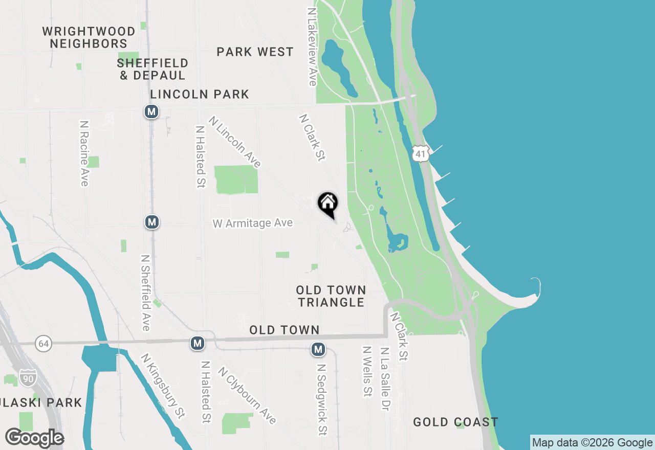 Map of 1965 N Lincoln Avenue #2, Chicago, IL 60614