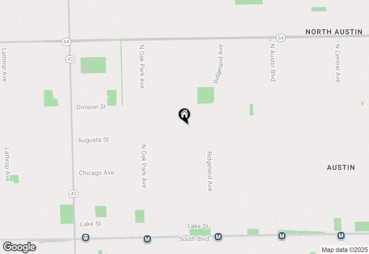 Map of 731 Fair Oaks Avenue, Oak Park, IL 60302