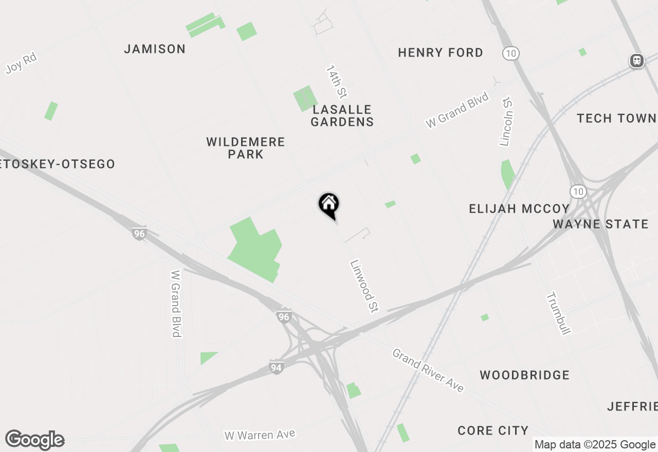 Map of 2617 Wreford Street, Detroit, MI 48208