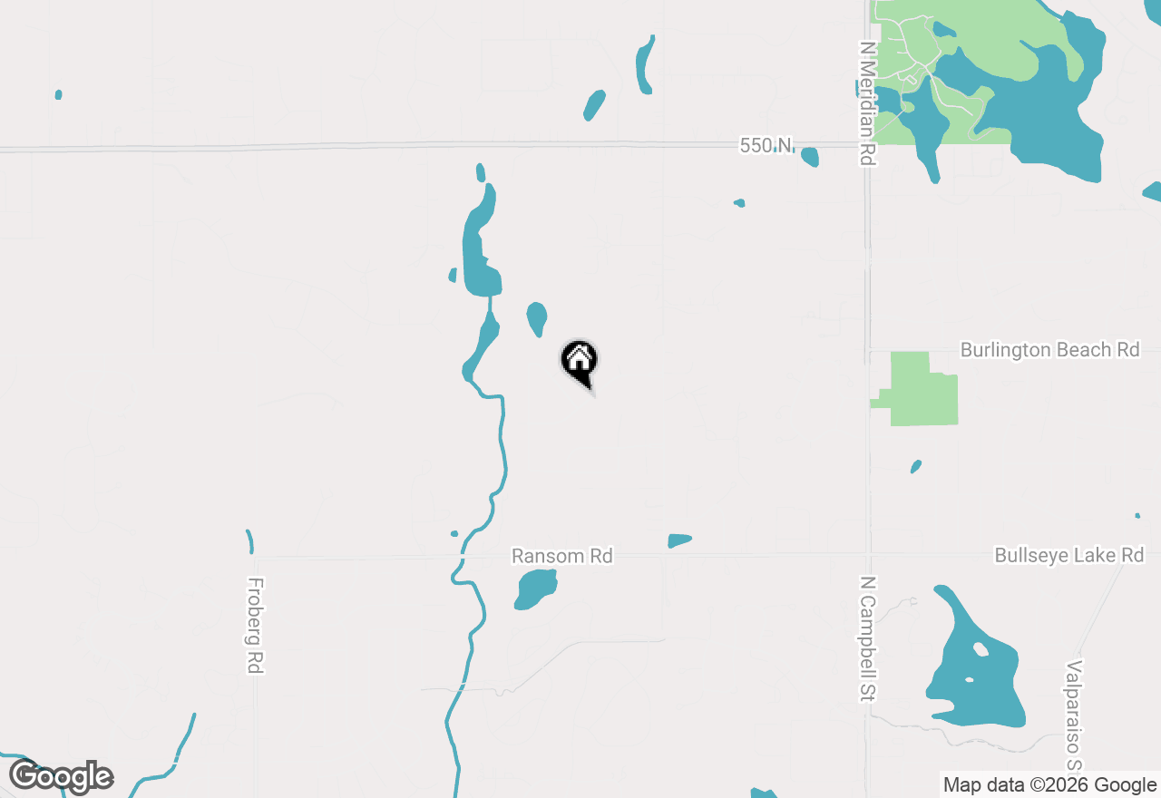 Map of 1550 Blue Heron Drive, Valparaiso, IN 46385