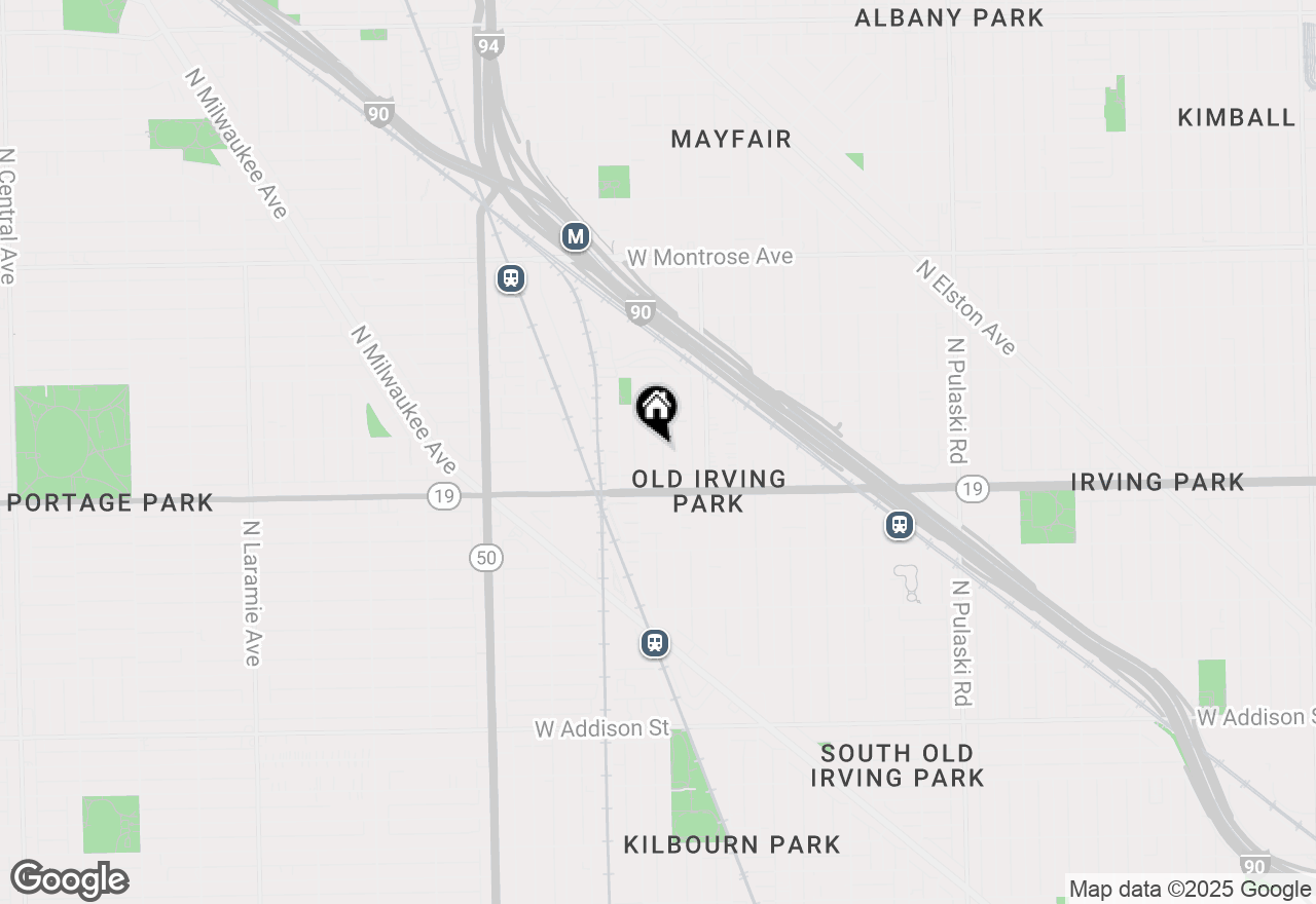 Map of 4041 N Kilbourn Avenue #2N, Chicago, IL 60641