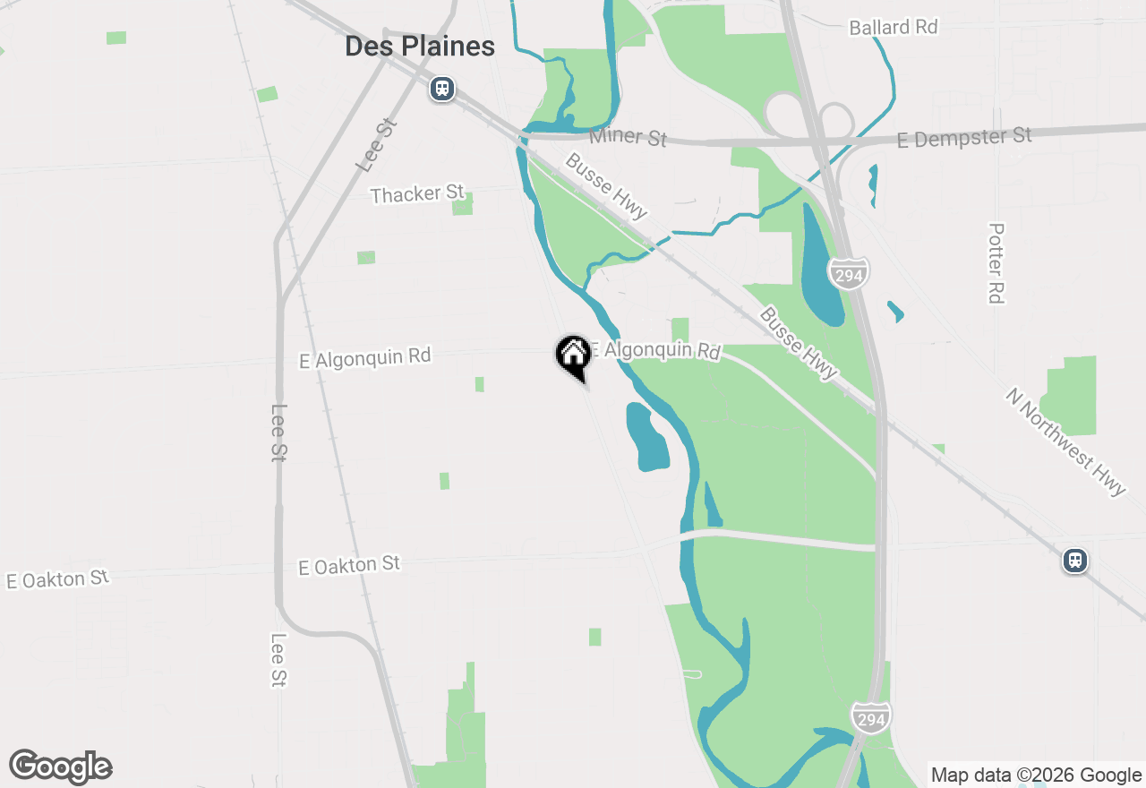 Map of 1280 S River Road, Des Plaines, IL 60018