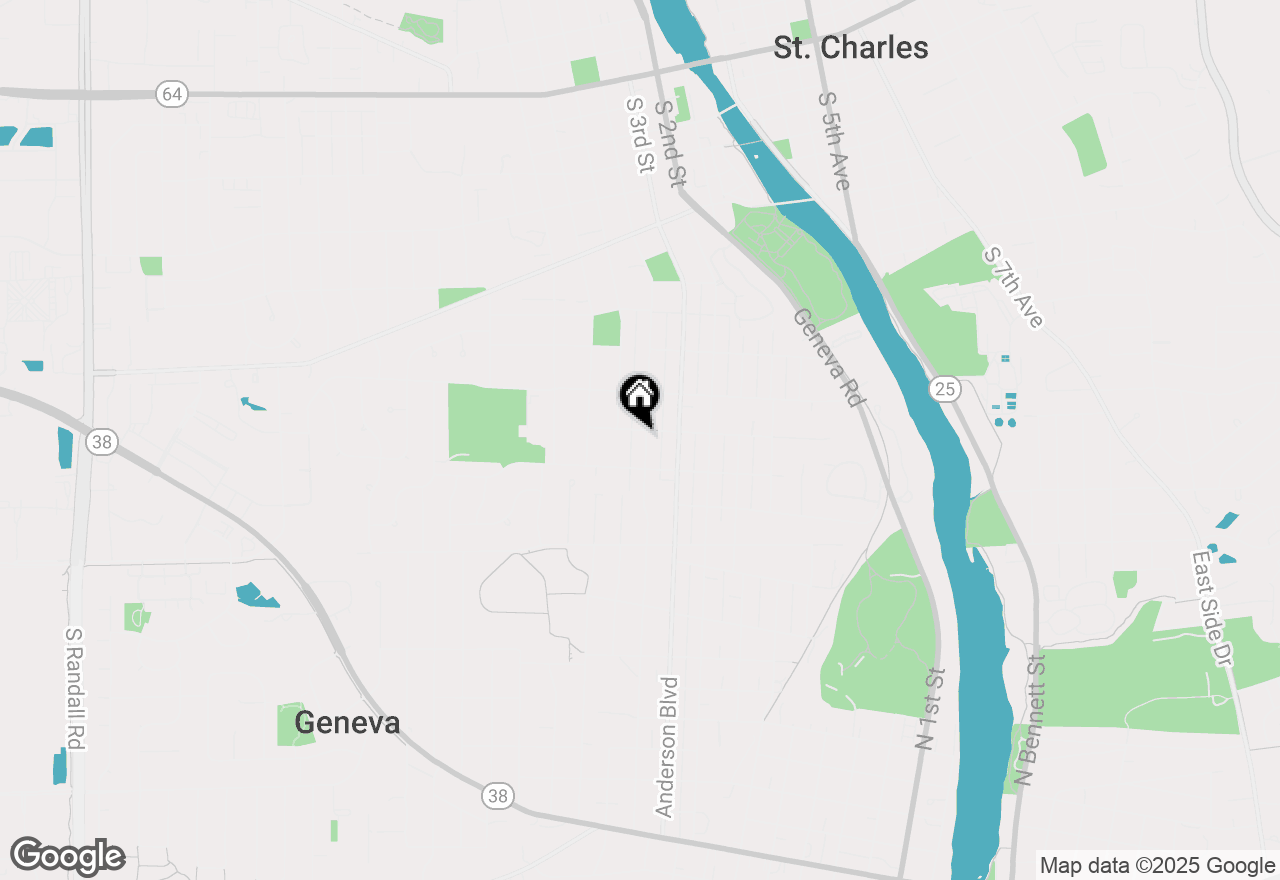 Map of 1205 S 4th Street, St. Charles, IL 60174