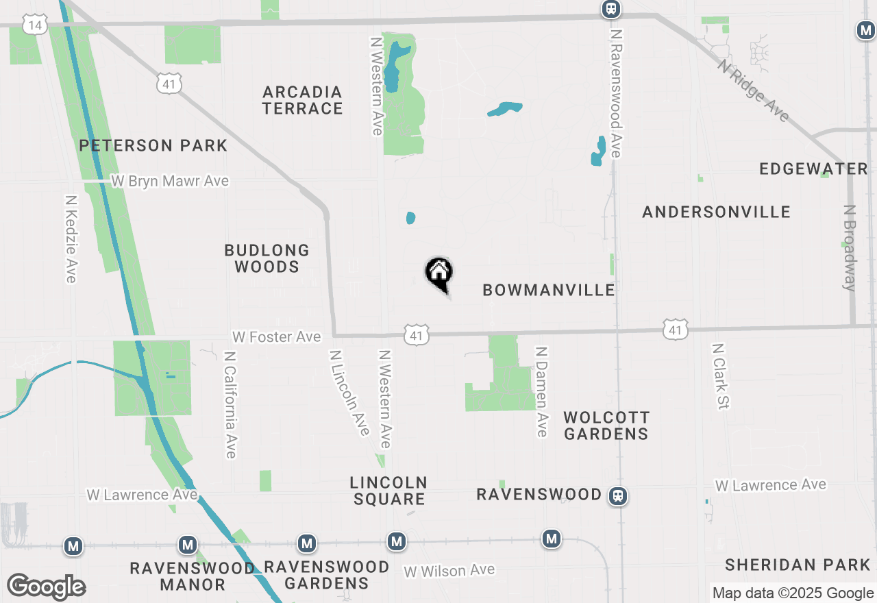 Map of 2235 W Berwyn Avenue #2, Chicago, IL 60625