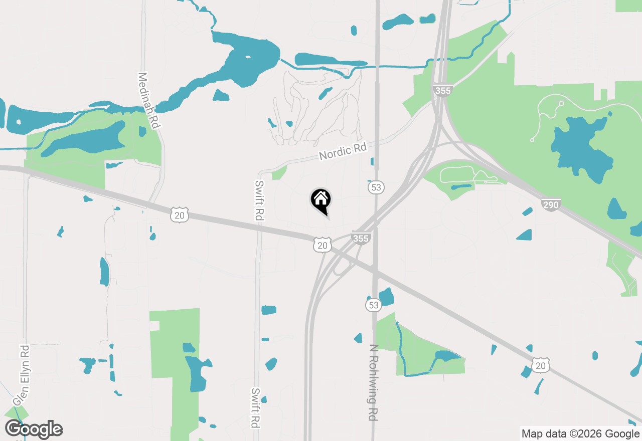 Map of 5N260 Eagle Terrace, Itasca, IL 60143