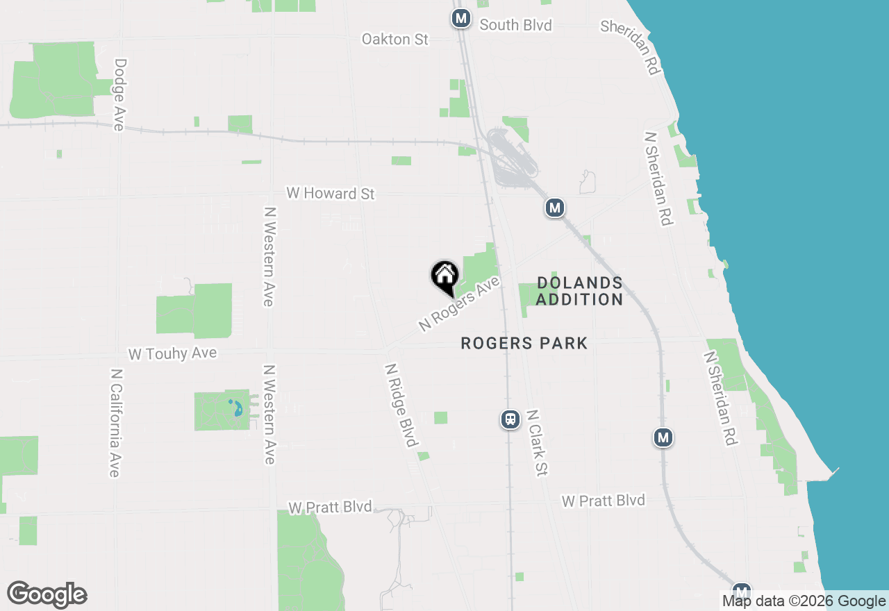Map of 7306 N Winchester Avenue #505, Chicago, IL 60626