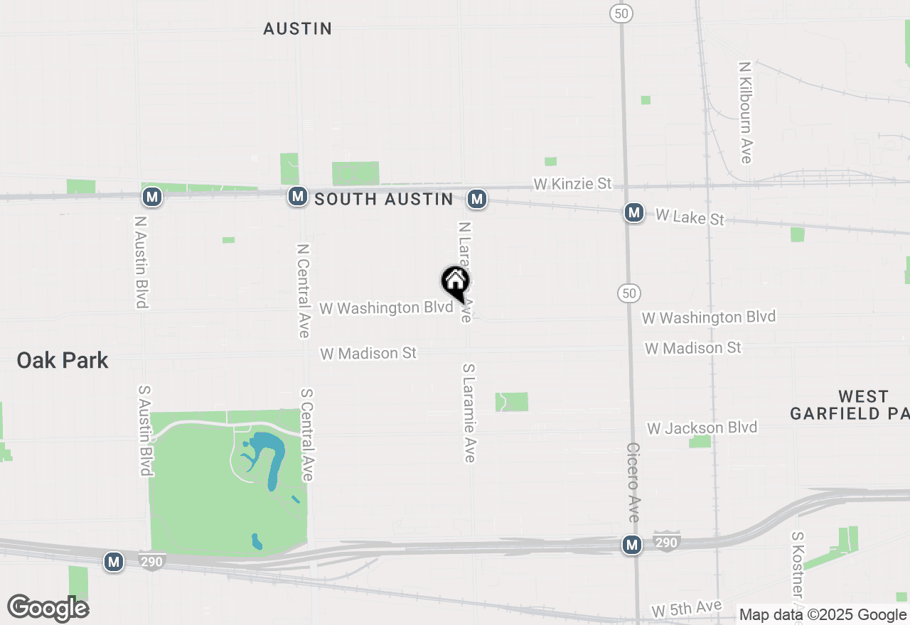 Map of 5215 W Washington Boulevard, Chicago, IL 60644