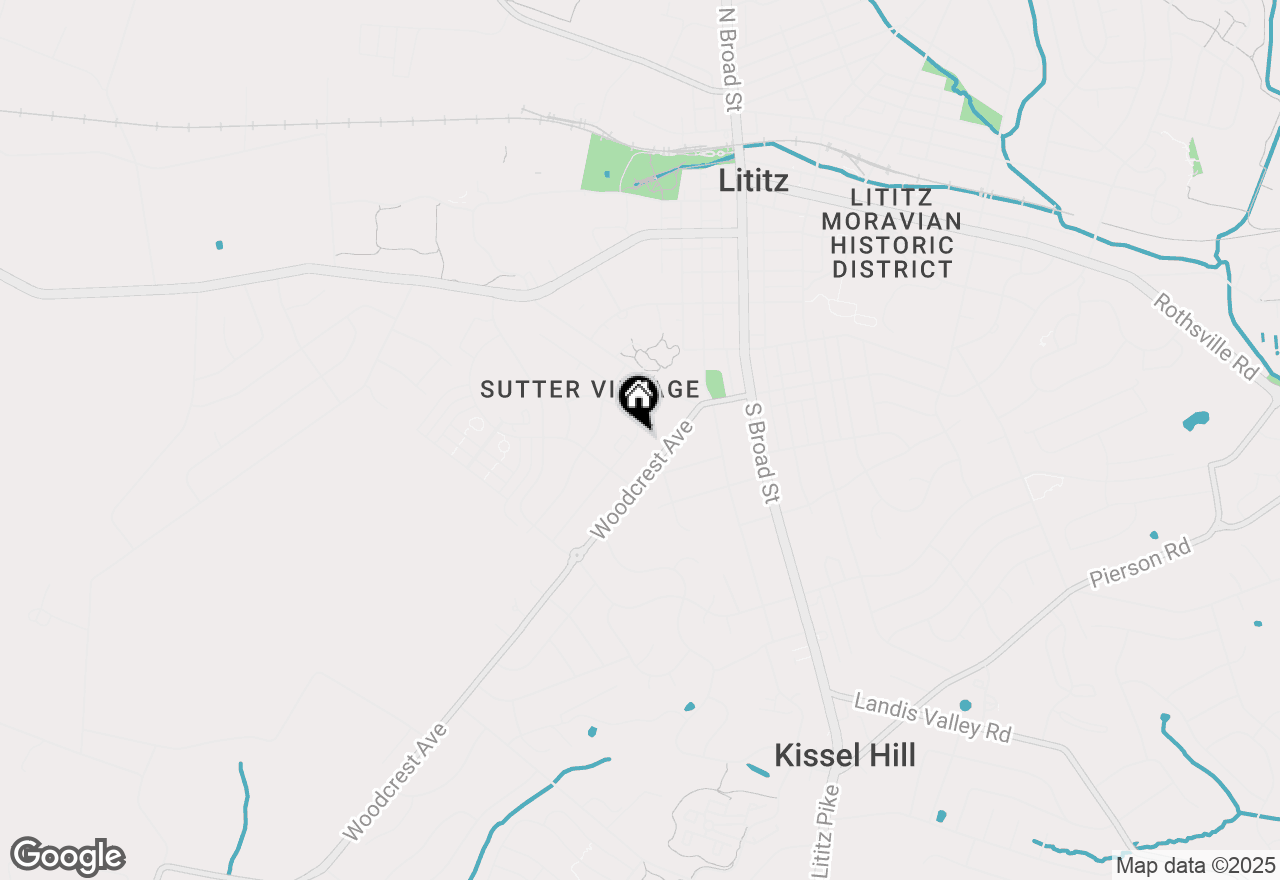 Map of 395 Hensley Street, Lititz, PA 17543