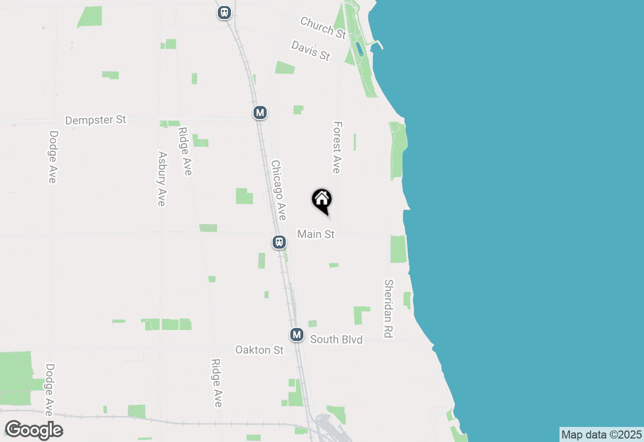 Map of 920 Judson Avenue #3, Evanston, IL 60202