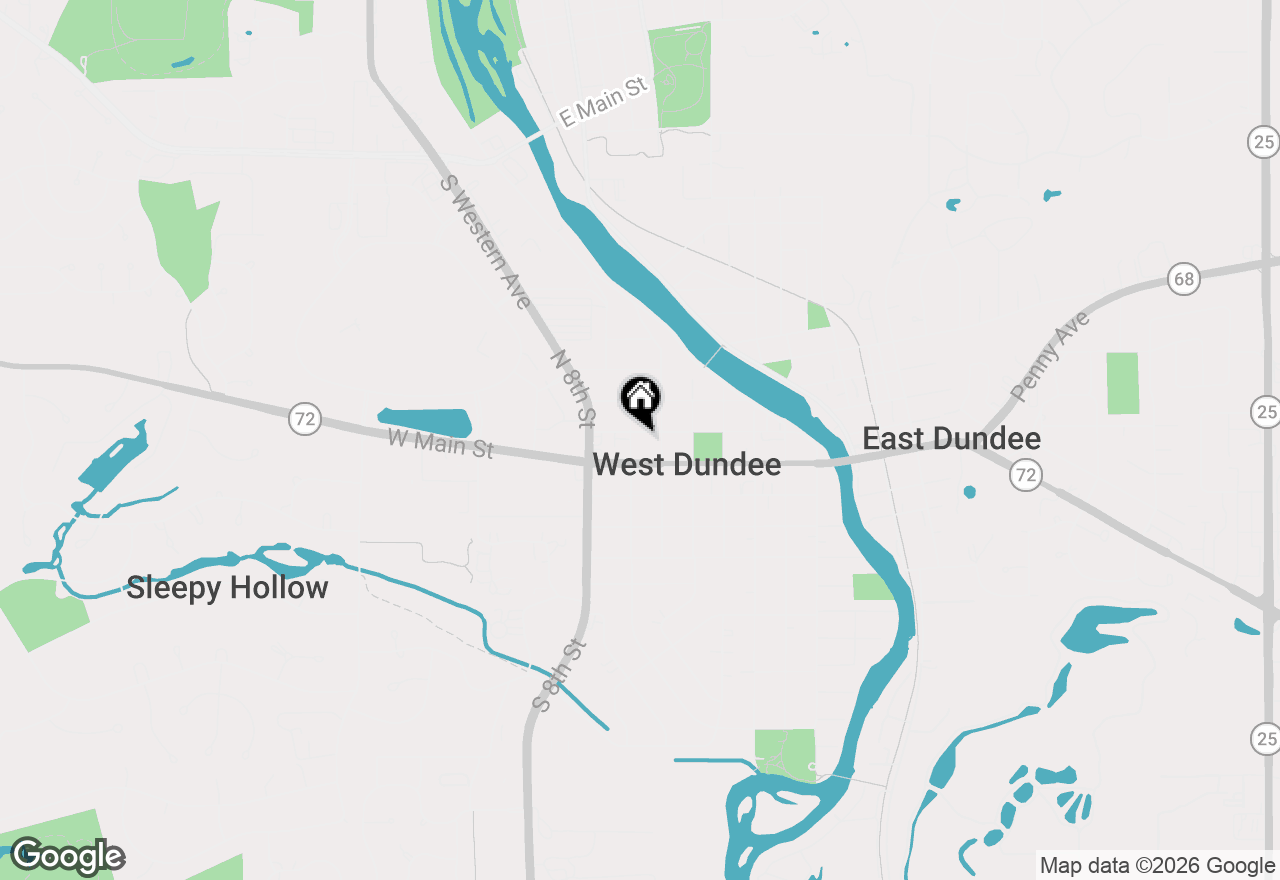 Map of 615 Washington Street #2, West Dundee, IL 60118