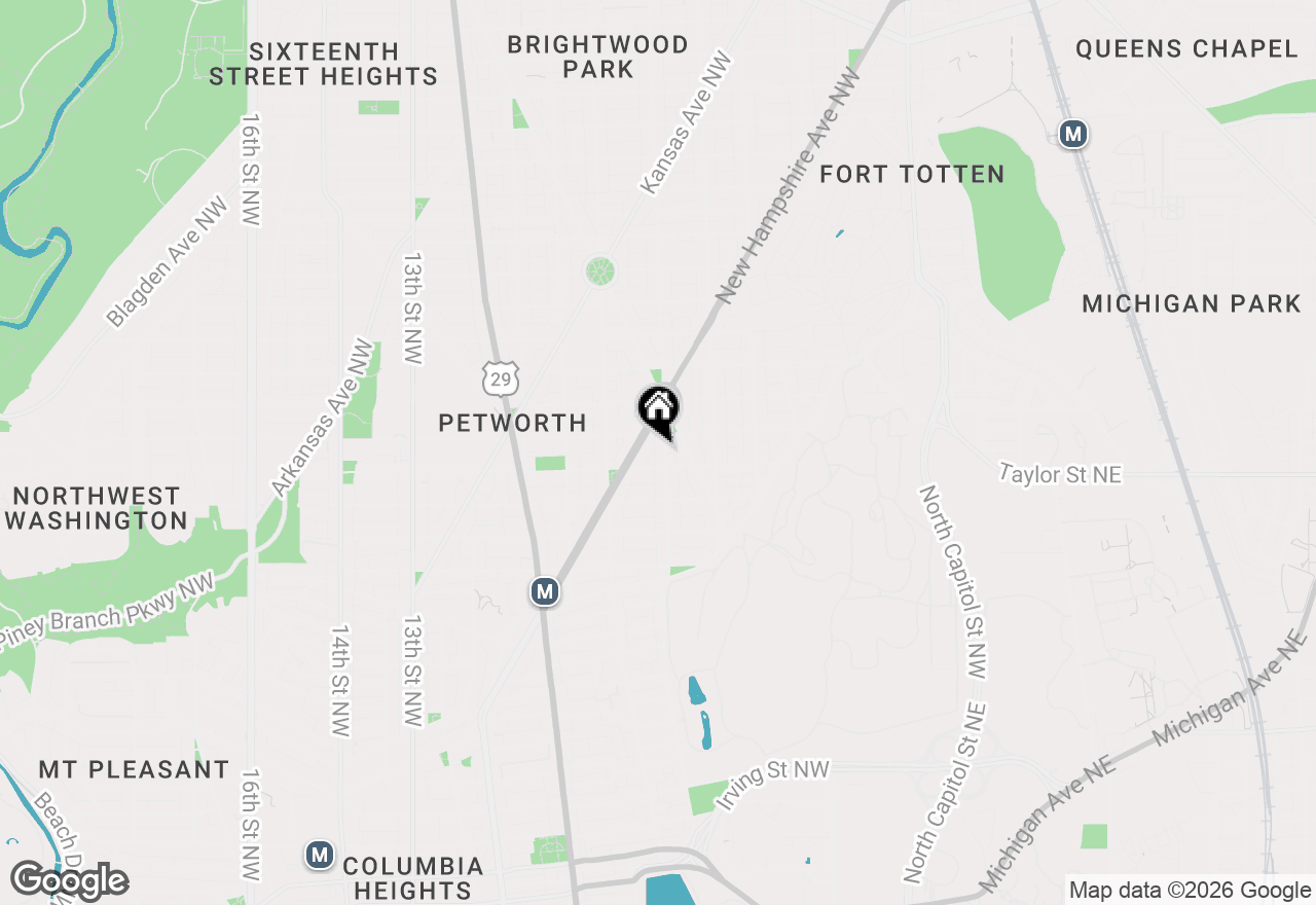 Map of 4112 5th Street Nw, Washington, DC 20011