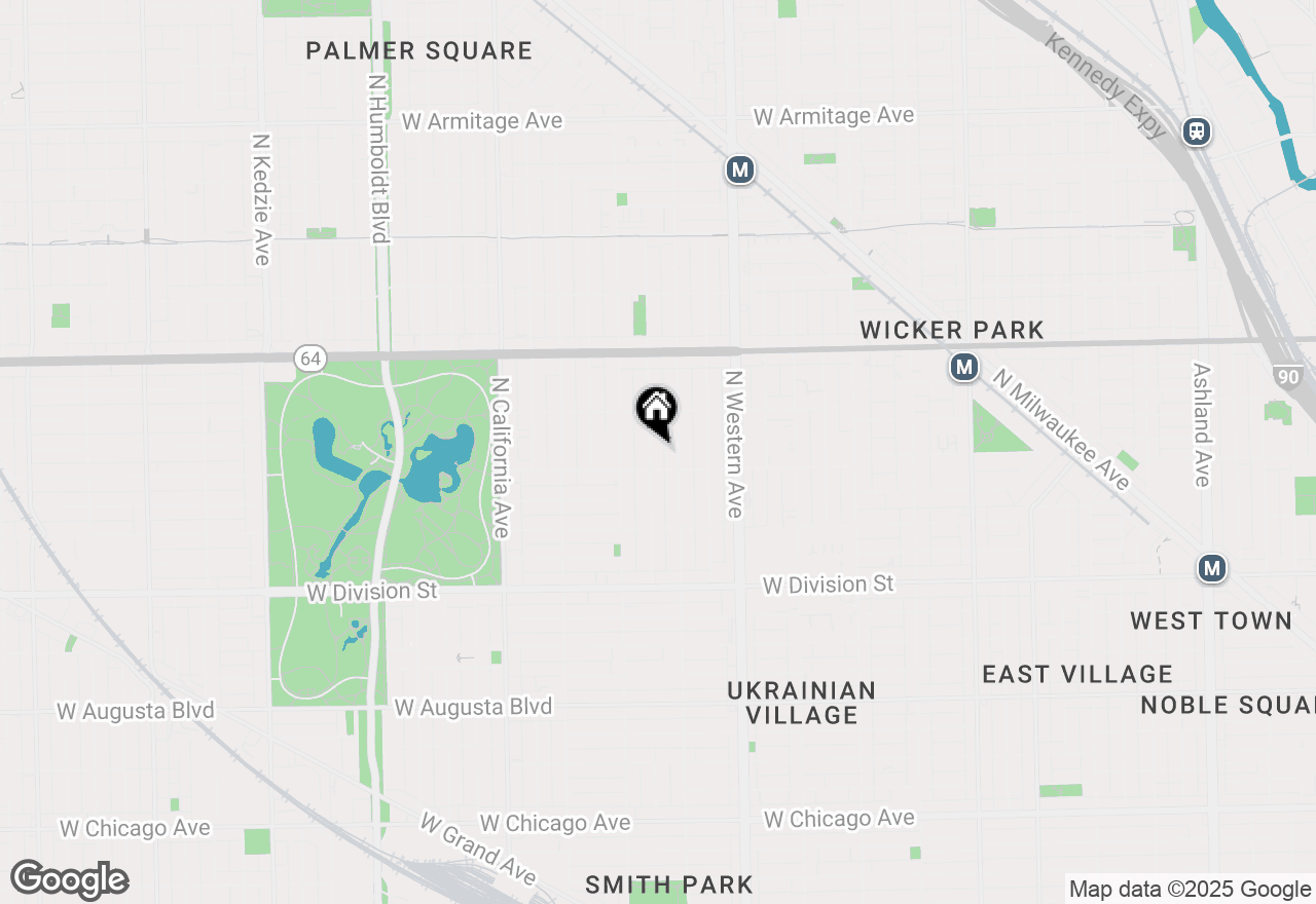 Map of 1415 N Maplewood Avenue, Chicago, IL 60622