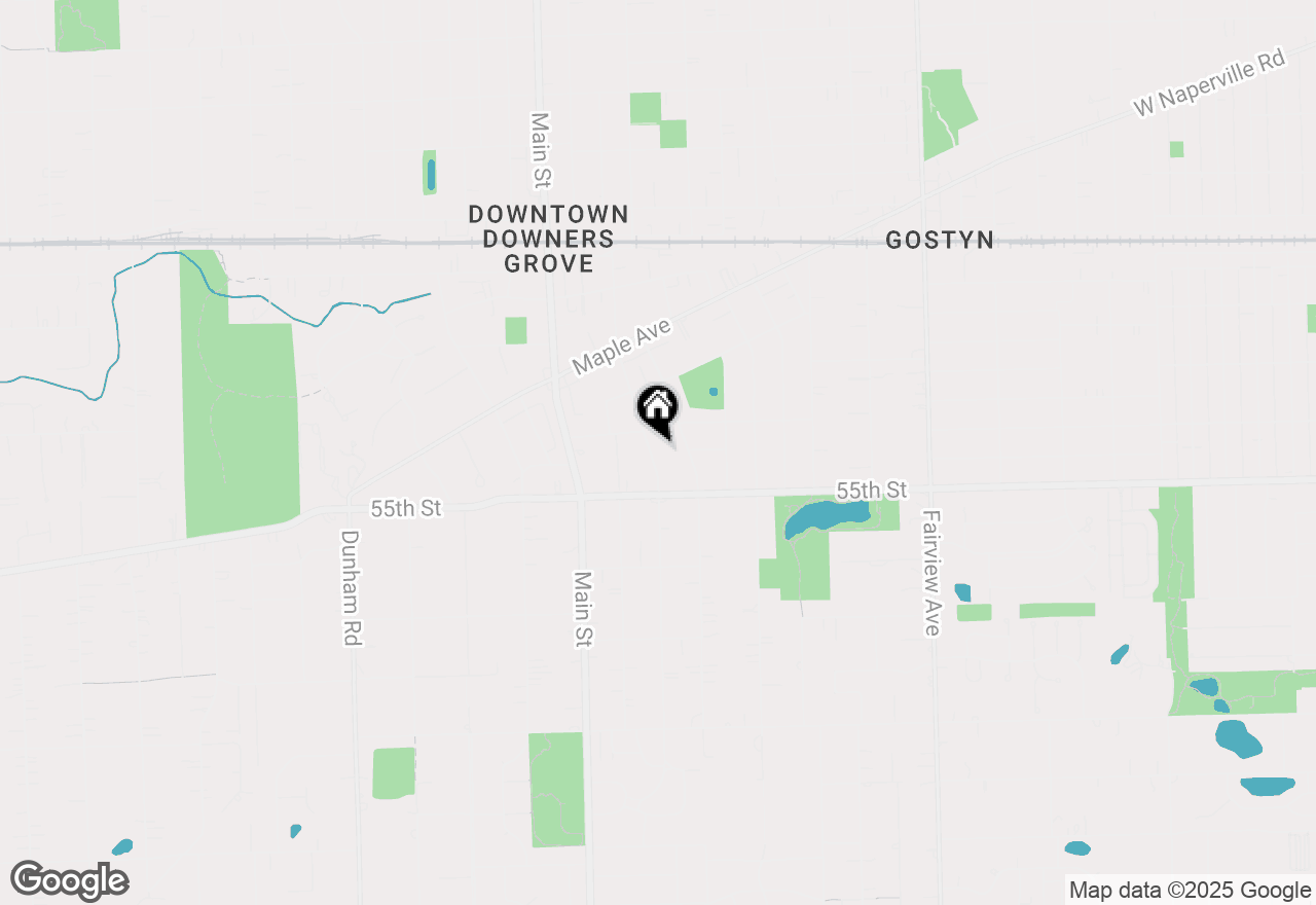 Map of 5409 Washington Street, Downers Grove, IL 60515