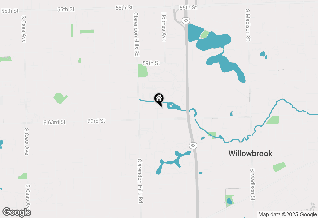 Map of 6157 Willowhill Road #A, Willowbrook, IL 60527