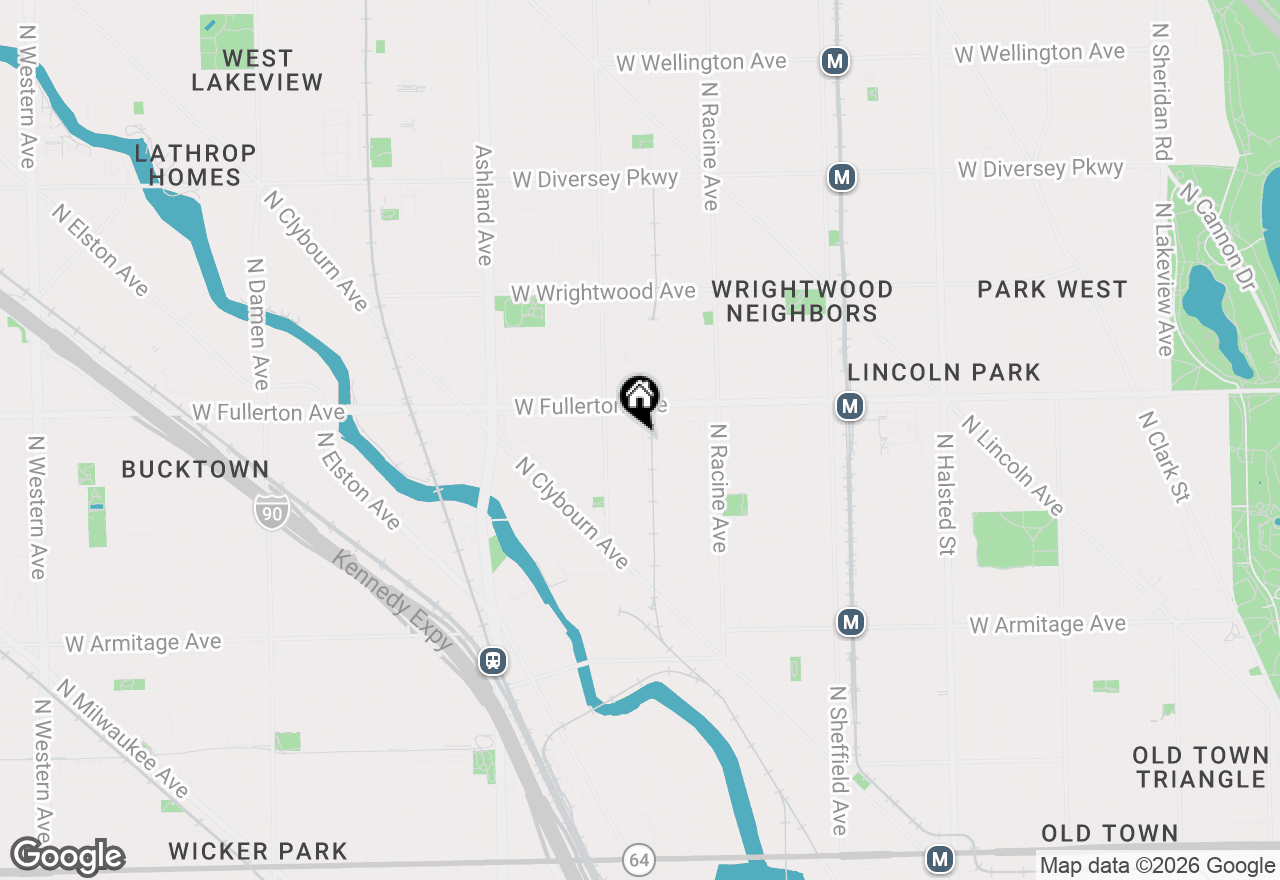 Map of 2365 N Wayne Avenue, Chicago, IL 60614