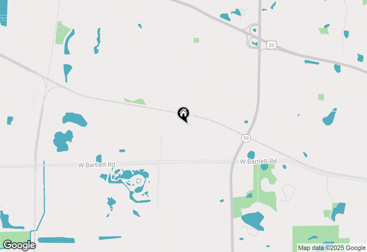 Map of 1312 Wild Tulip Circle, Bartlett, IL 60103