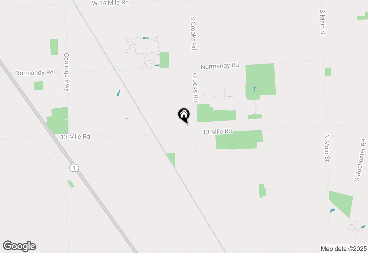 Map of 3409 #2 Devon Road #1, Royal Oak, MI 48073