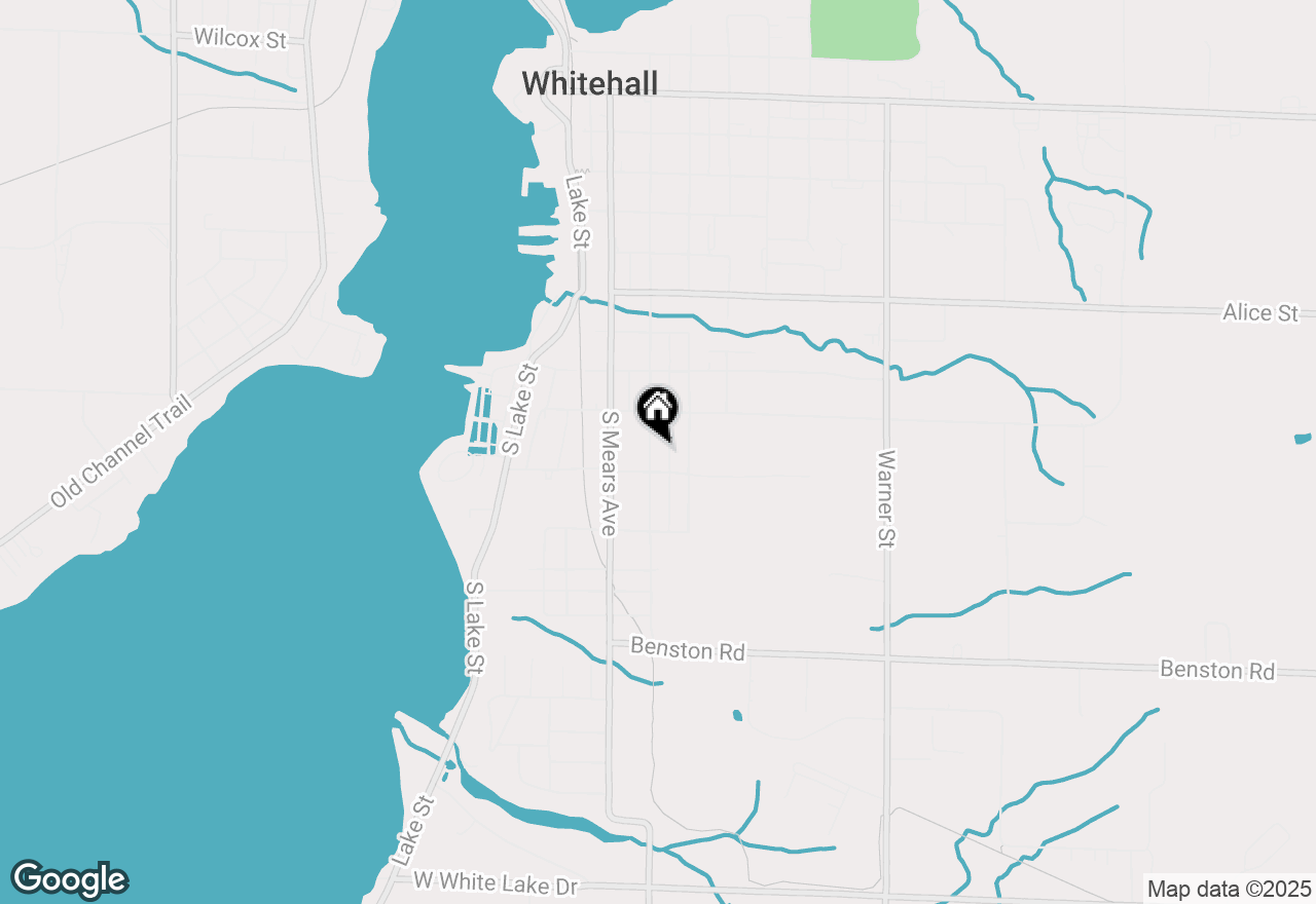Map of 927 S Division Street, Whitehall, MI 49461