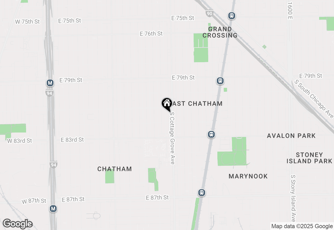 Map of 8129 S Evans Avenue, Chicago, IL 60619