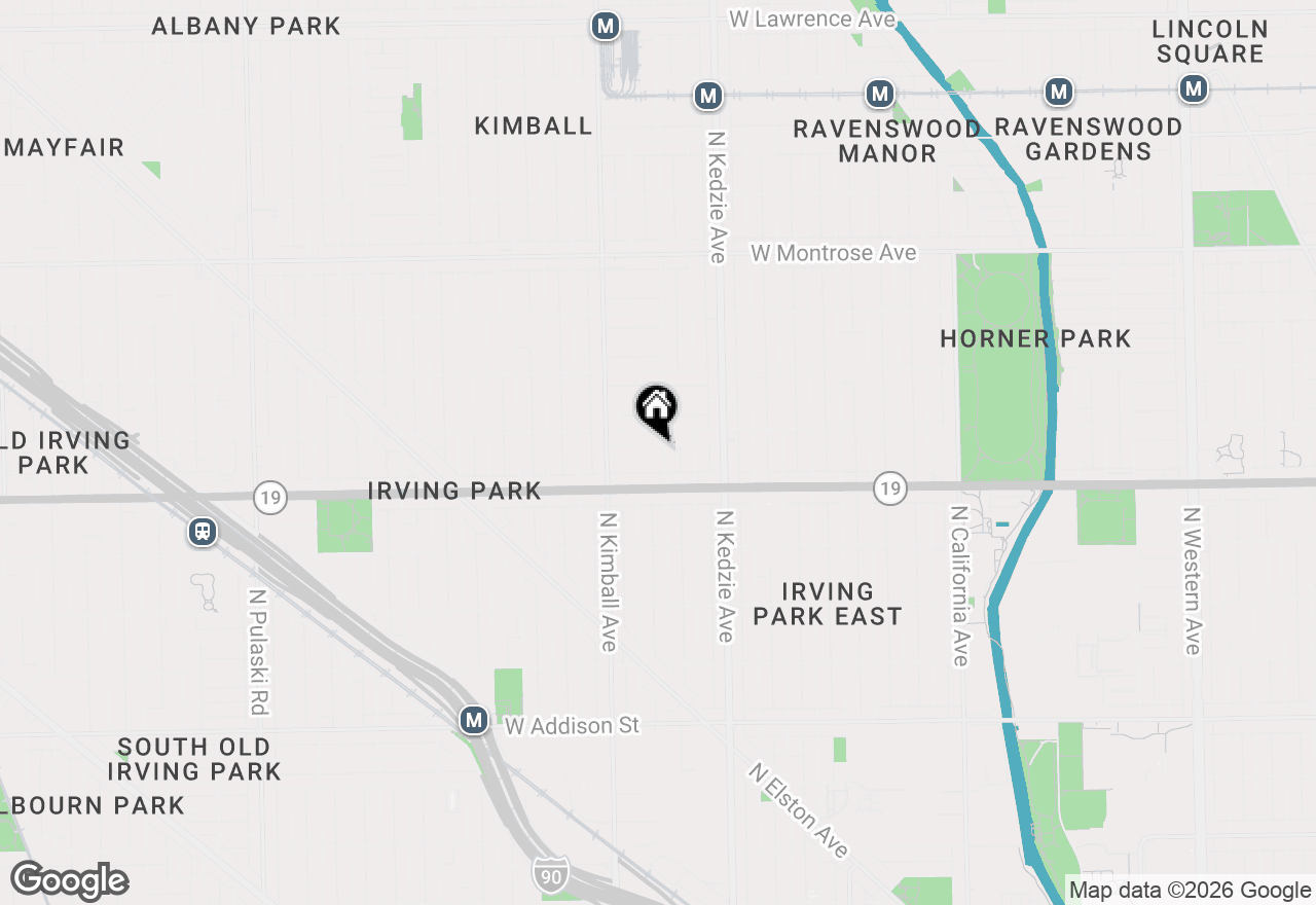 Map of 3304 W Cuyler Avenue, Chicago, IL 60618