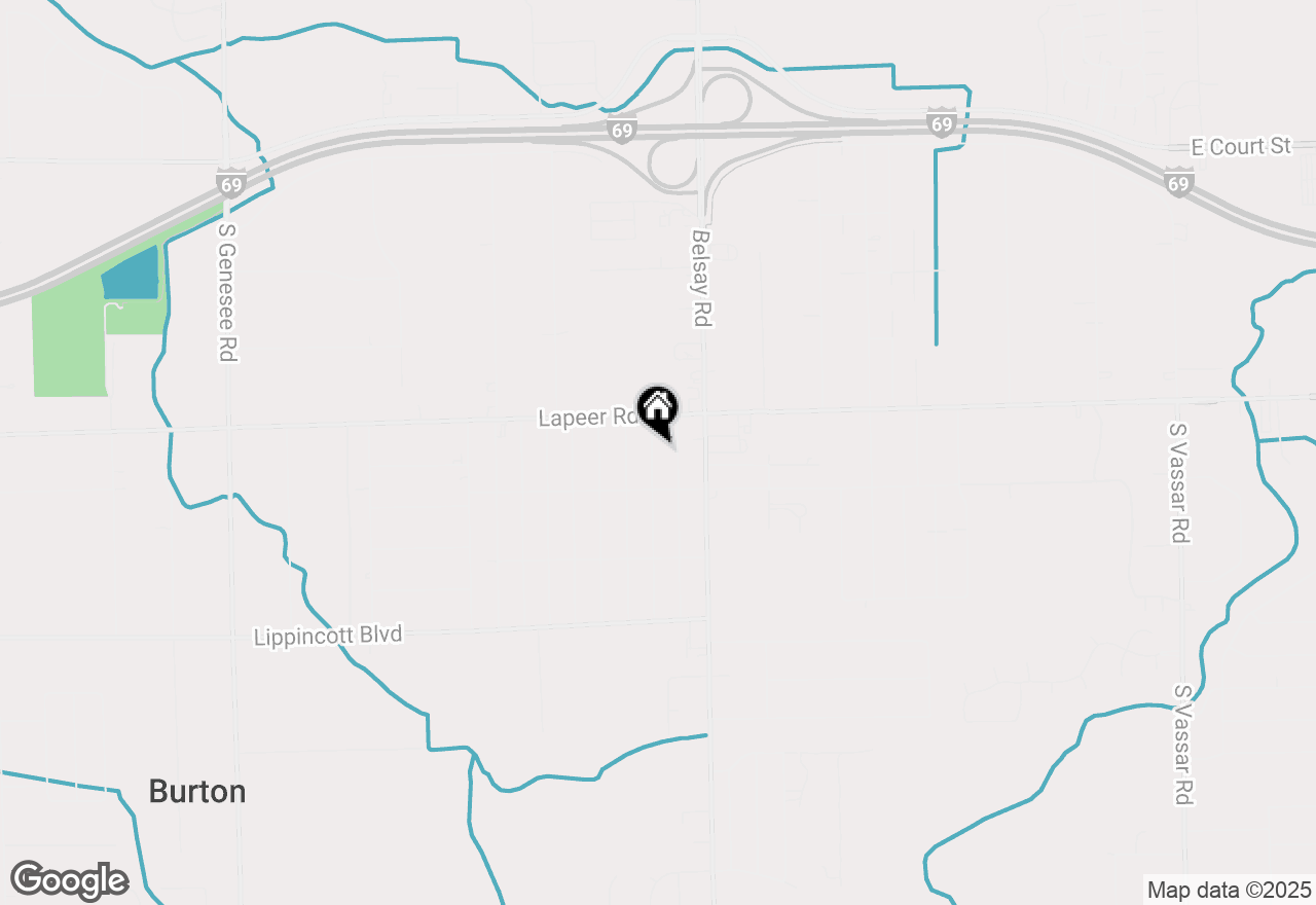 Map of 1335 Alberta Avenue, Burton, MI 48509