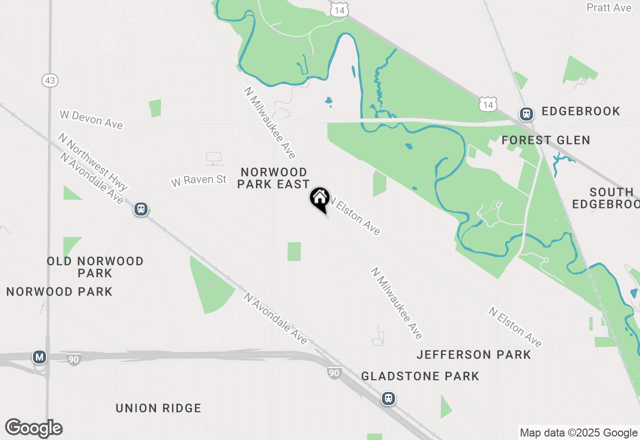 Map of 6216 W Norwood Street, Chicago, IL 60646