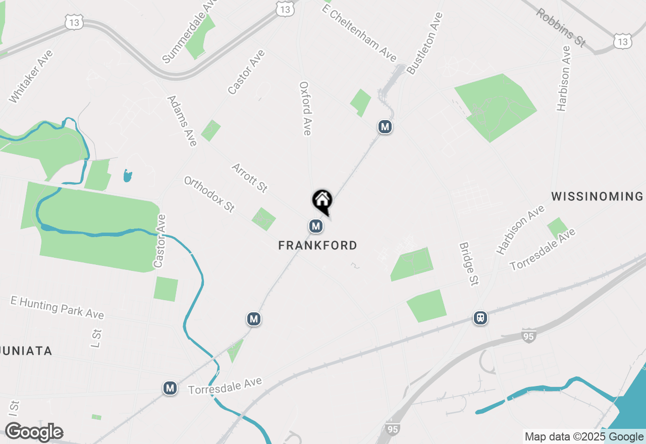 Map of 4705 Frankford Avenue, Philadelphia, PA 19124