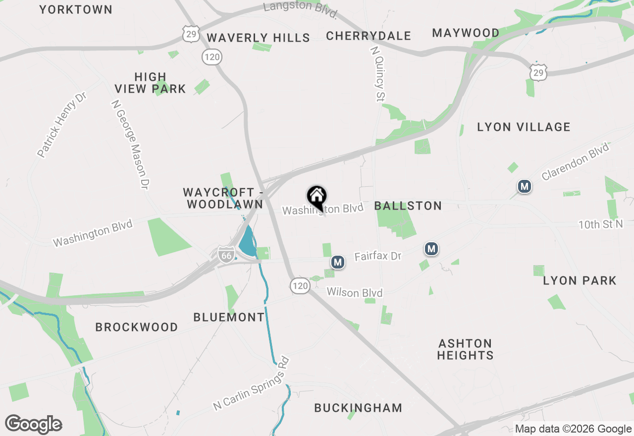 Map of 1126 N Taylor Street #1, Arlington, VA 22201