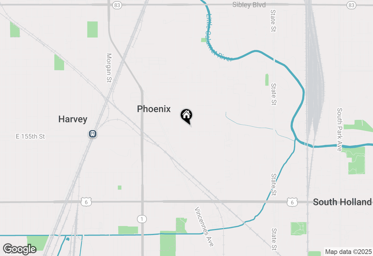 Map of 15354 5th Avenue, Phoenix, IL 60426