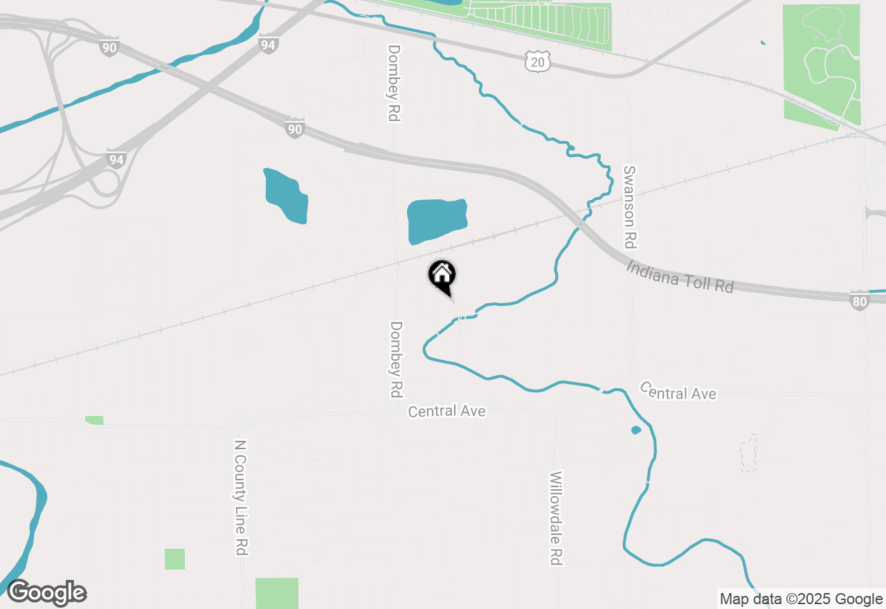 Map of 2491 Odell Street, Portage, IN 46368