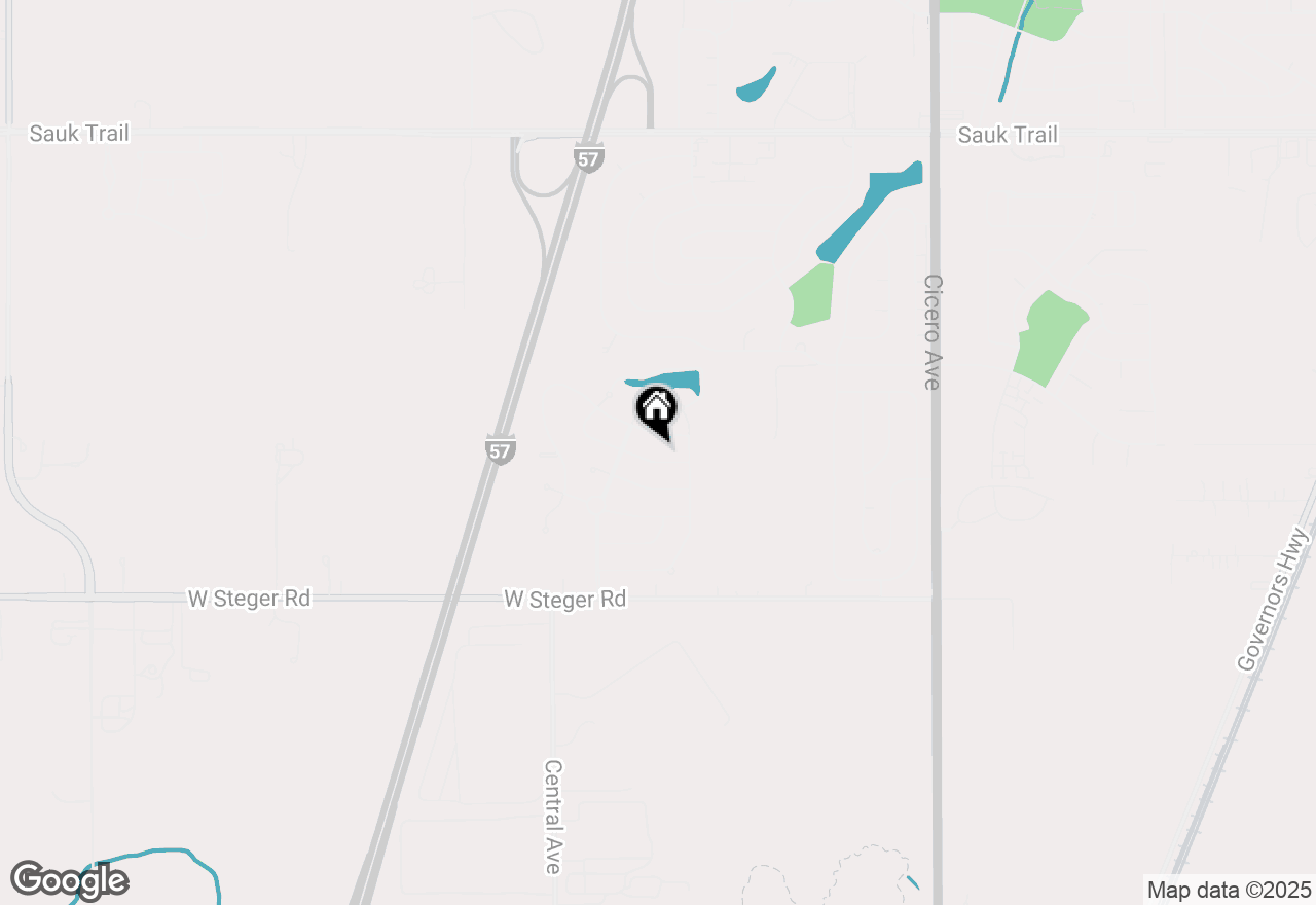 Map of 5226 Bentgrass Avenue, Richton Park, IL 60471