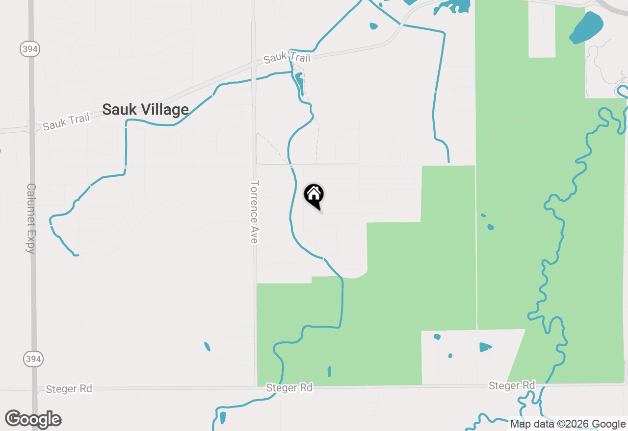 Map of 22502 N Nichols Drive, Sauk Village, IL 60411