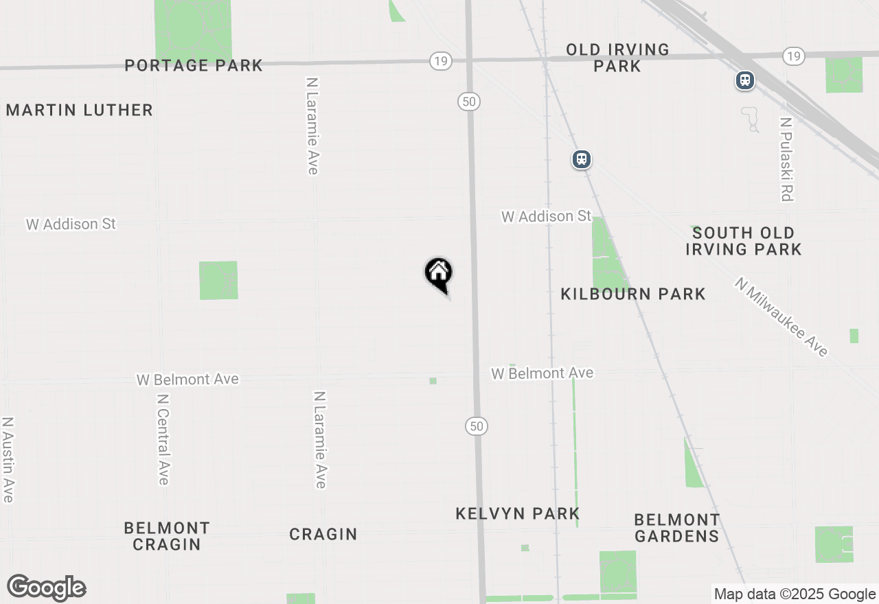 Map of 4855 W Roscoe Street #1, Chicago, IL 60641