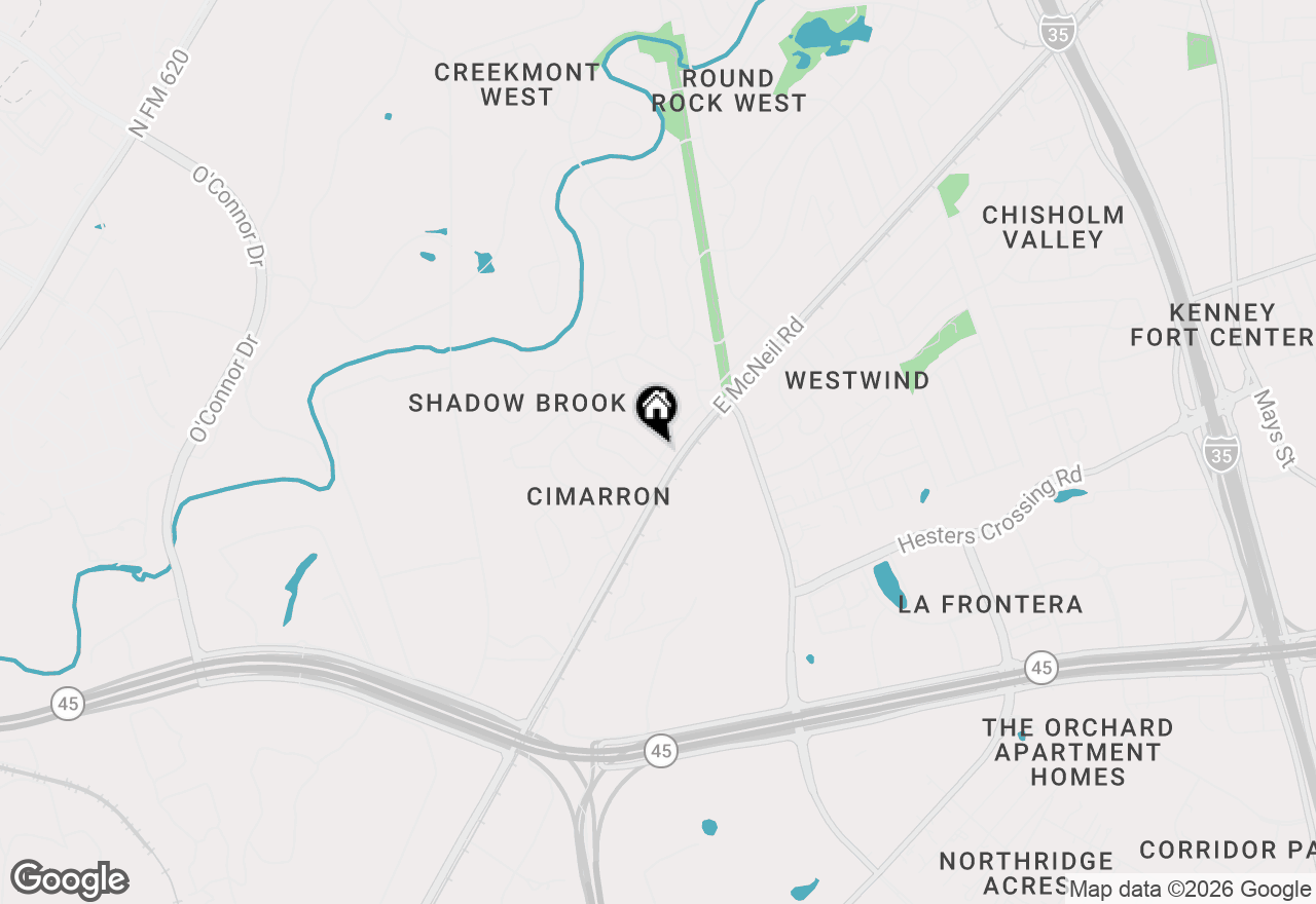 Map of 1600 E Messick Loop, Round Rock, TX 78681