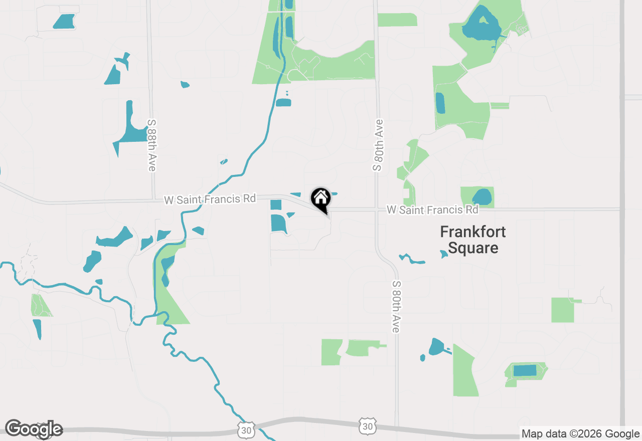 Map of 8229 Pecan Place, Frankfort, IL 60423