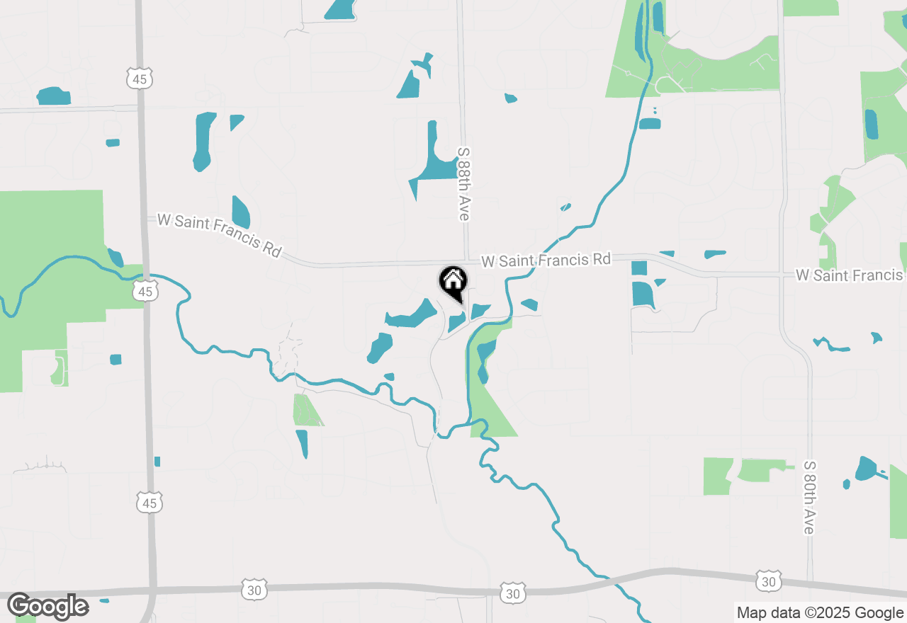 Map of 20399 Grosse Point Drive, Frankfort, IL 60423