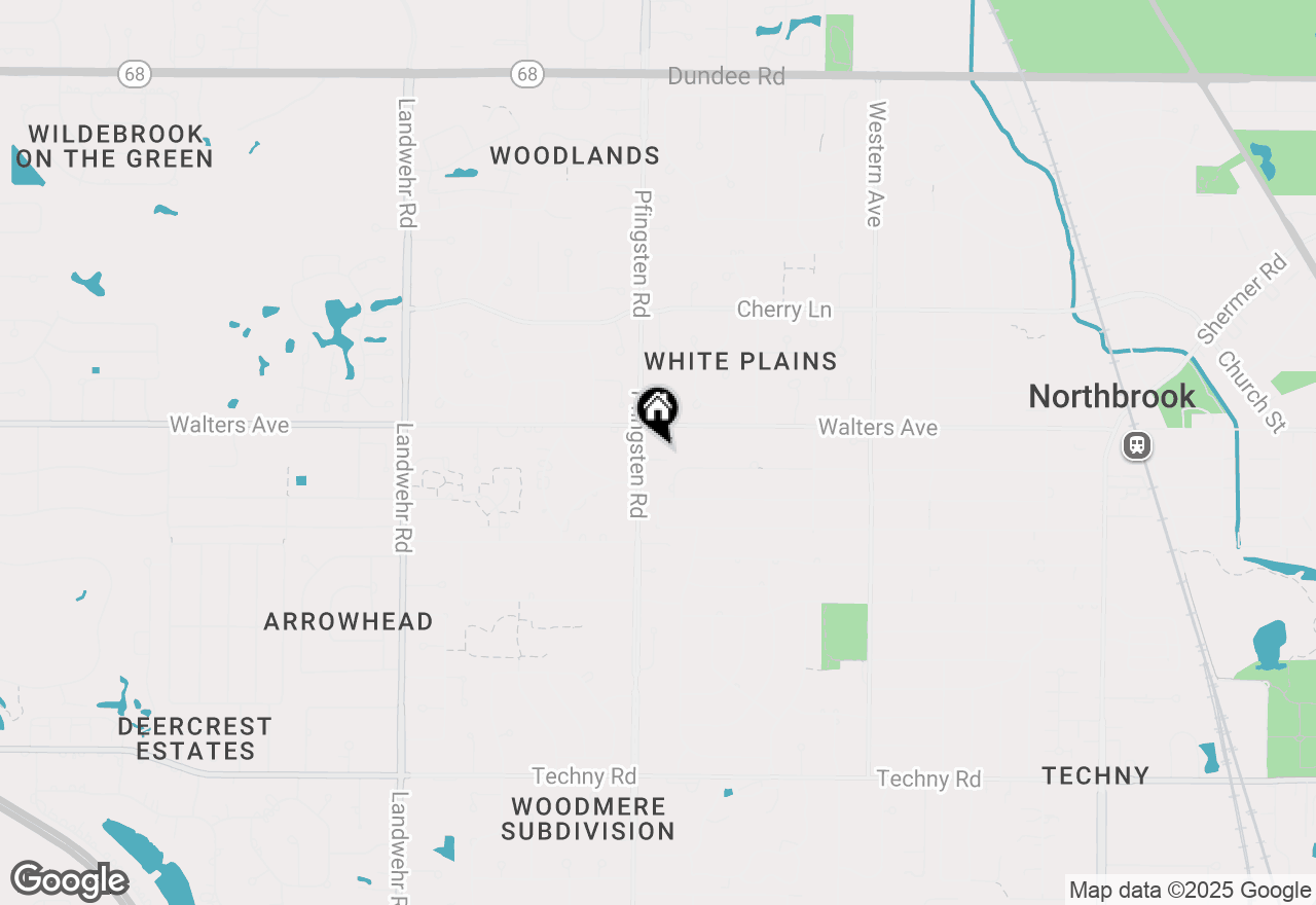 Map of 1435 Pfingsten Road, Northbrook, IL 60062