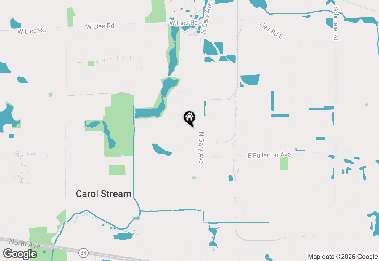 Map of 141 Pebble Creek Trail, Carol Stream, IL 60188