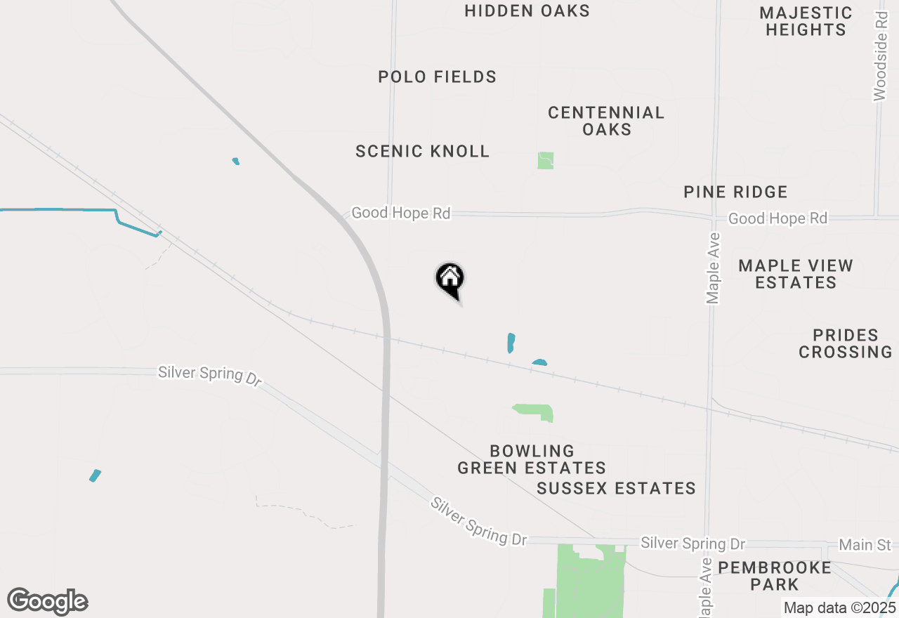 Map of W247N6981 Conservancy Ct, Lisbon, WI 53089