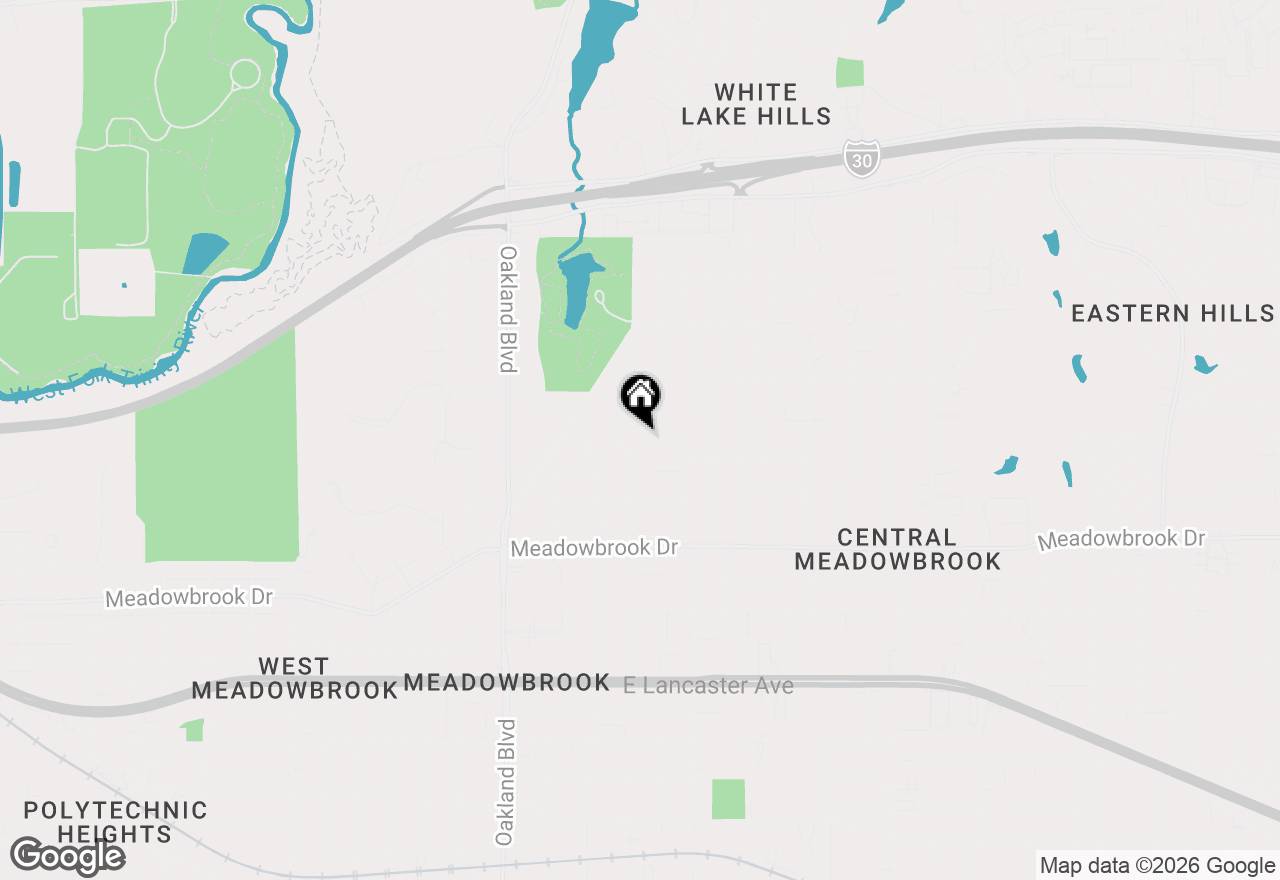 Map of 4447 Normandy Road, Fort Worth, TX 76103