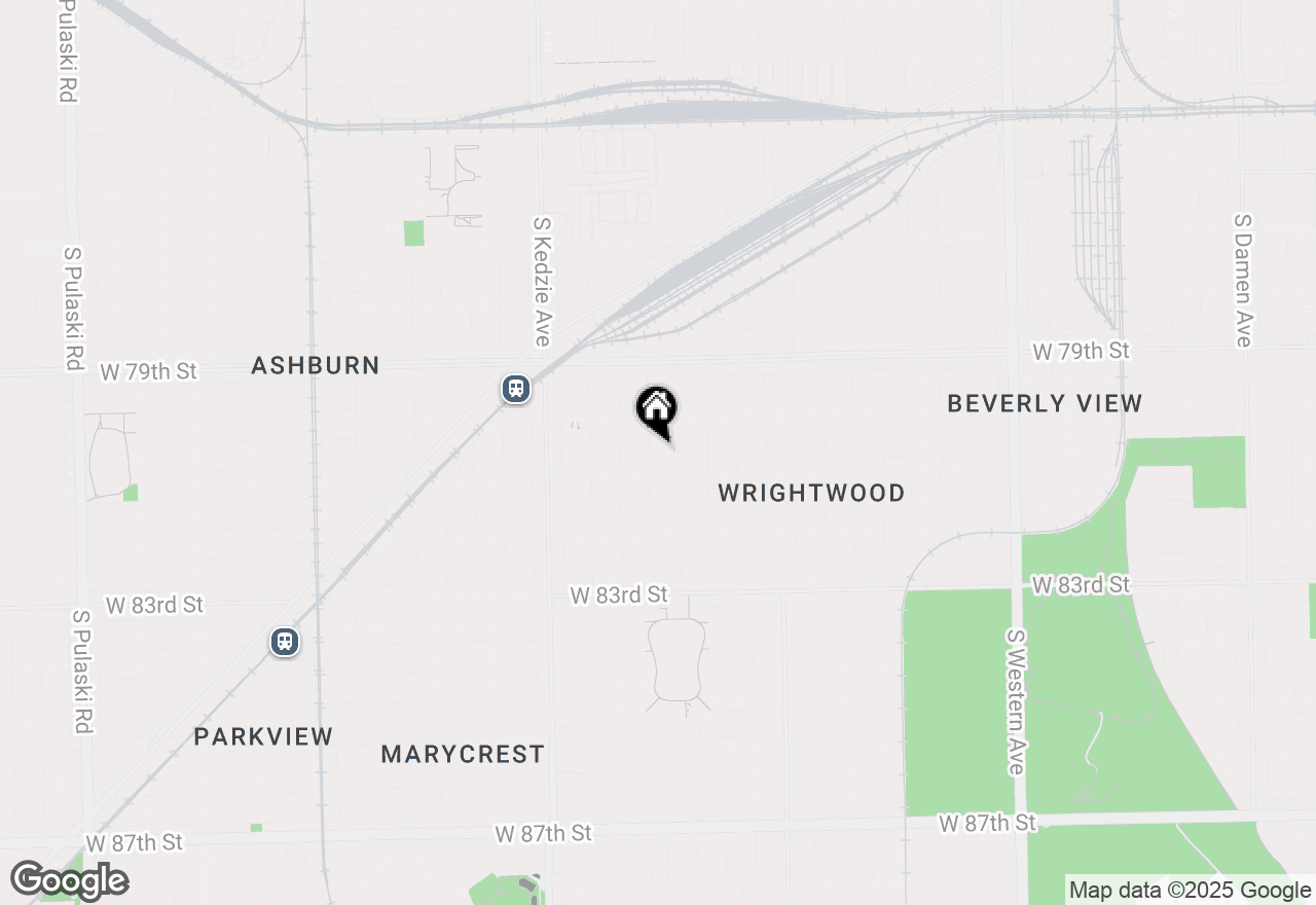 Map of 8034 S Sacramento Avenue, Chicago, IL 60652