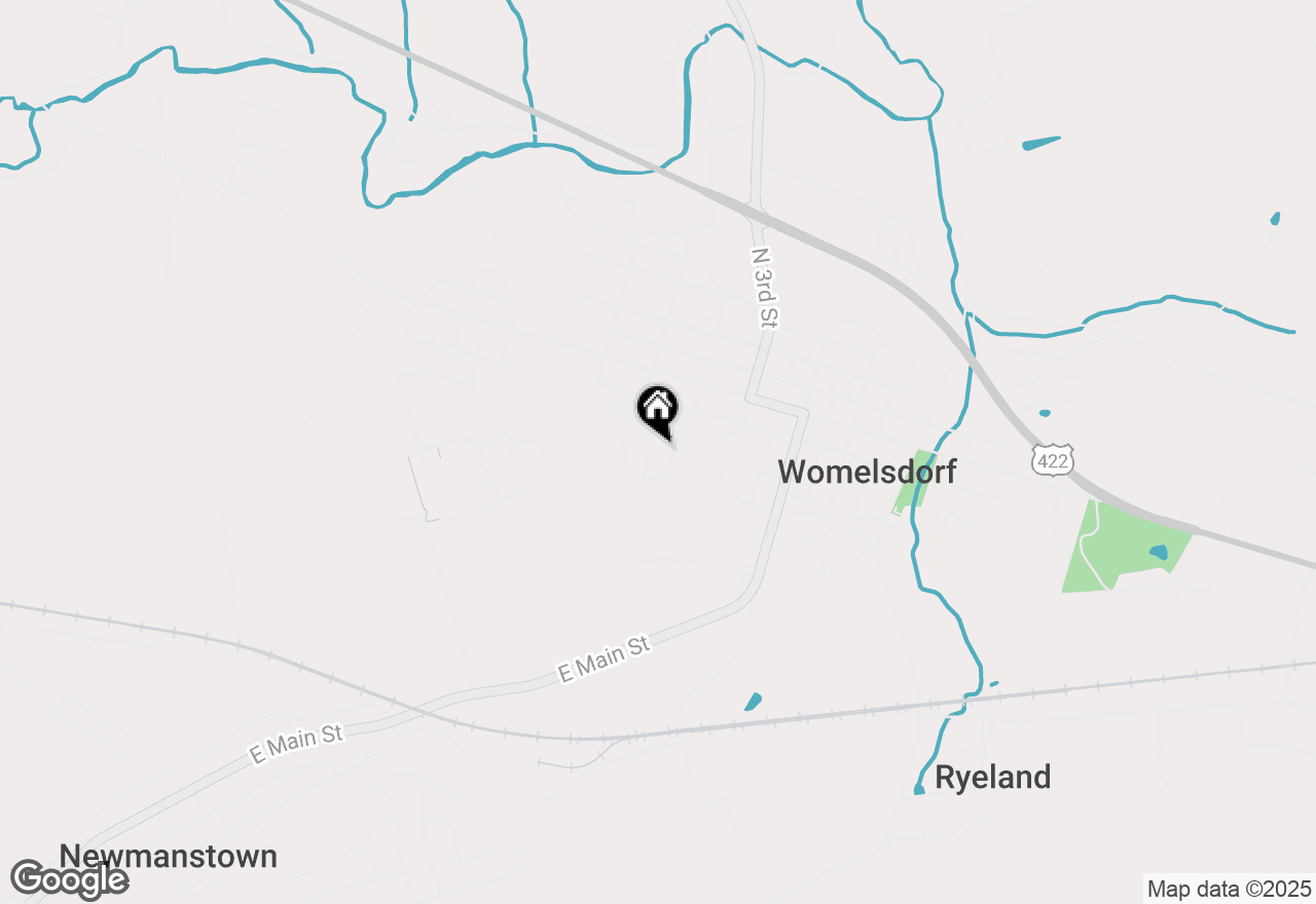 Map of 211 Adams Drive, Womelsdorf, PA 19567