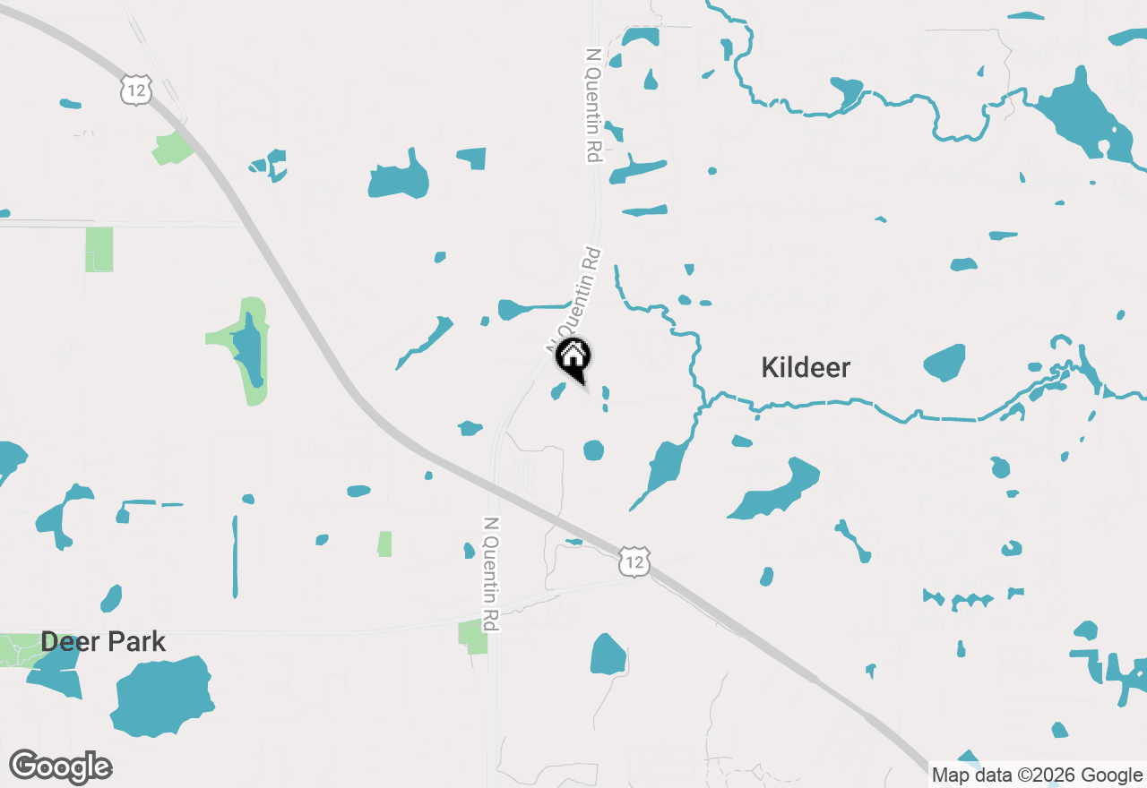 Map of 21805 W Hidden Valley Drive, Kildeer, IL 60047