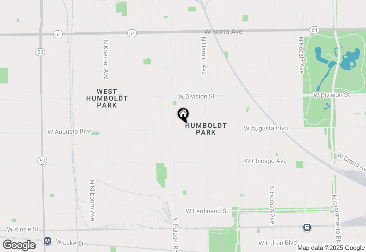 Map of 1009 N Harding Avenue, Chicago, IL 60651