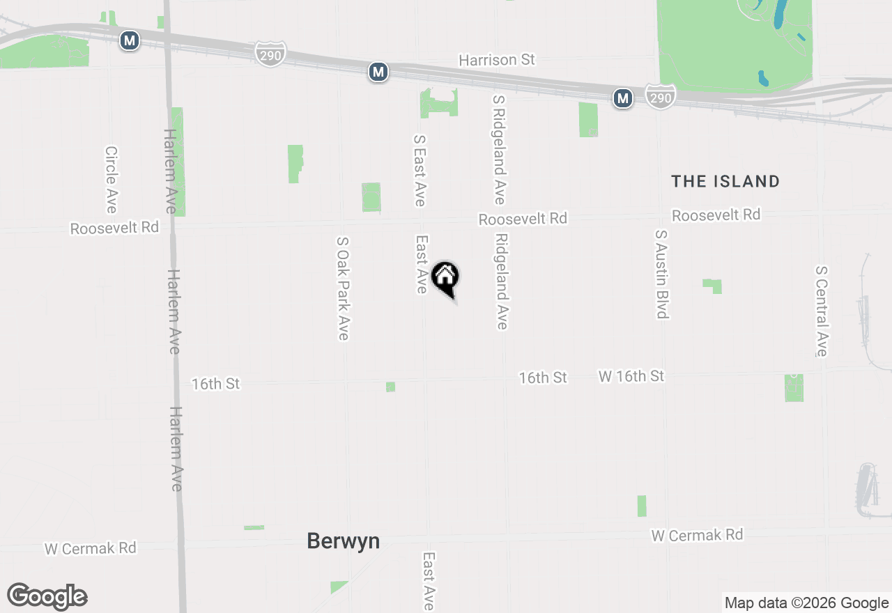 Map of 1410 Scoville Avenue, Berwyn, IL 60402