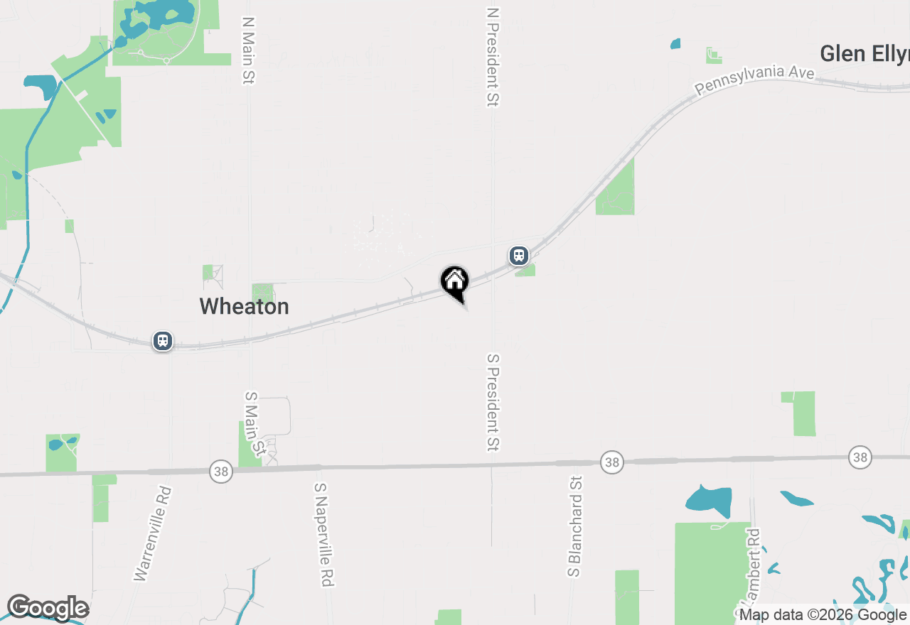Map of 811 Michigan Street, Wheaton, IL 60187