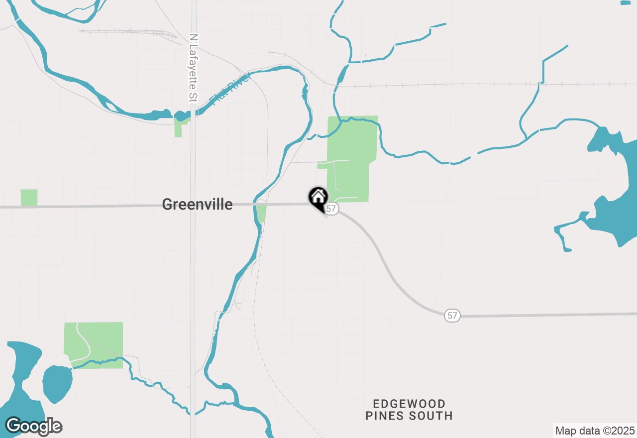Map of 714 E Benton Street, Greenville, MI 48838