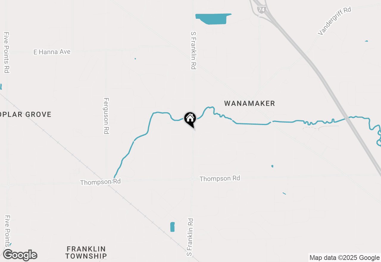 Map of 4622 S Franklin Road, Indianapolis, IN 46239